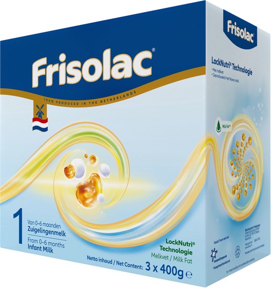 Frisolac 1 - Babyvoeding - 0 tot 6 maanden -1.2kg -doos