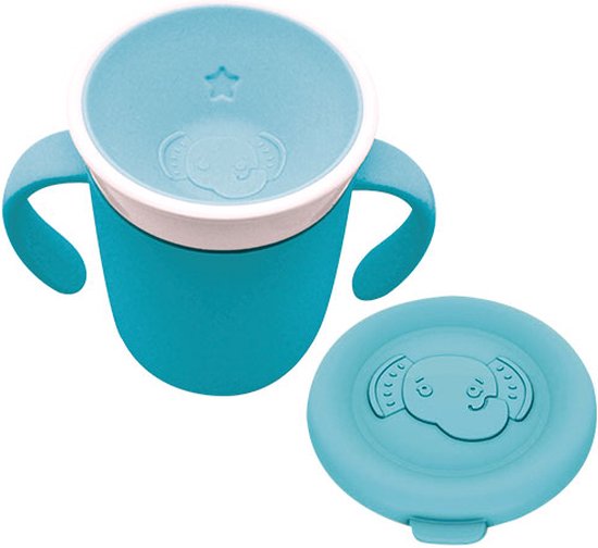 Frootimals Baby Drinkbeker - Baby Drinkenfles BPA Vrij - Schattige Olifant Kinderservies - 350ml van Frootimals