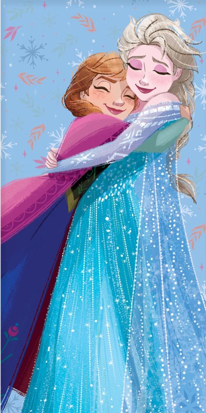 Frozen strandlaken Hug 70 x 140 cm van Frozen