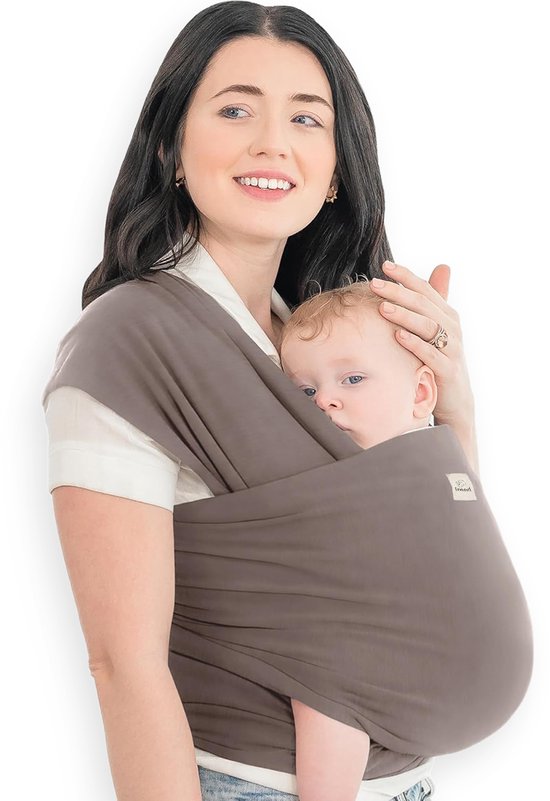 Frummel Baby Draagdoek Koper - Draagzak - Baby Wrap - Baby carrier - Draagdoek baby - Baby 0-36 maanden - Newborn van Merkloos