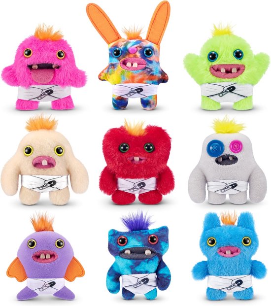 Fuggler Baby Fugg Series 3, 3.5 Inch by ZURU Funny Ugly Monster Plush Collectible Toy (3 Pieces, Random Assortment)