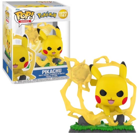 Funko Pop! Premium Games: Pokemon - Pikachu #1127 van Merkloos