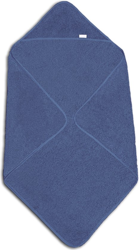Funnies Badcape | Silk blue | 80x80 cm | 100% Katoen | Badstof van Funnies