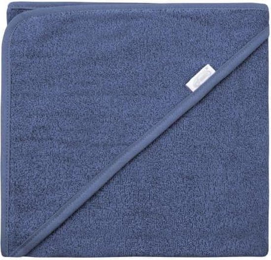 Funnies - Badcape - Silk Blue - 80x80cm - 100%katoen van Merkloos