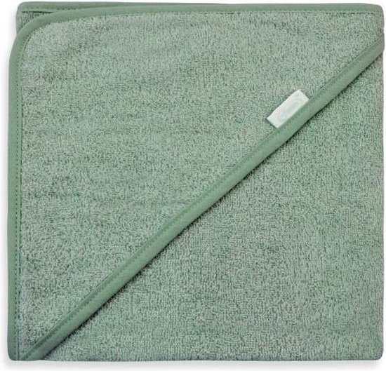 Funnies Badcape | Stone green | 80x80 cm | 100% Katoen | Badstof