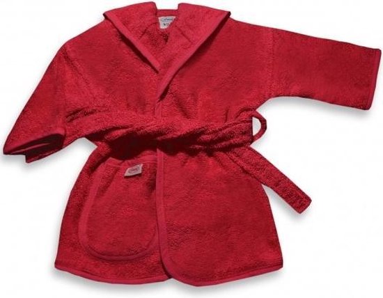 Funnies Badjas Fuchsia 0-12 Maanden Baby Badjas, Badjas Kinderen, Peuterbadjas - 100% Katoenen Badstof - Zacht en Absorberend - Perfect na Zwemmen, Douchen of Badderen - Ideaal als Cadeau voor Baby’s en Kinderen