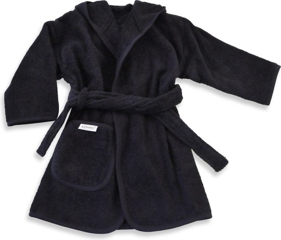 Funnies badjas navy | funnies badjas | badjas 1-2 jaar | 100% zuivere katoen, badstof | baby | na het zwemmen | na het douchen van Funnies.