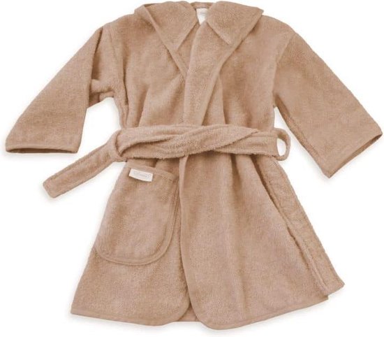 Funnies Badjas Pinkstone 1-2 Jaar Baby Badjas, Badjas Kinderen, Peuterbadjas - 100% Katoenen Badstof - Zacht en Absorberend - Perfect na Zwemmen, Douchen of Badderen - Ideaal als Cadeau voor Baby’s en Kinderen van Funnies