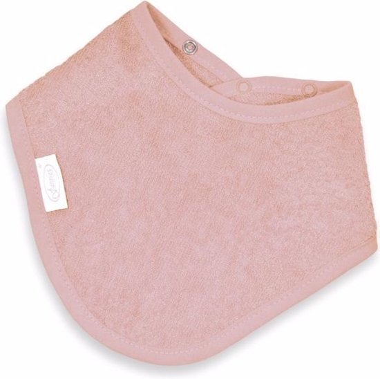 Funnies Bandana Slabber Junior 38 Cm Katoen Lichtroze van Funnies