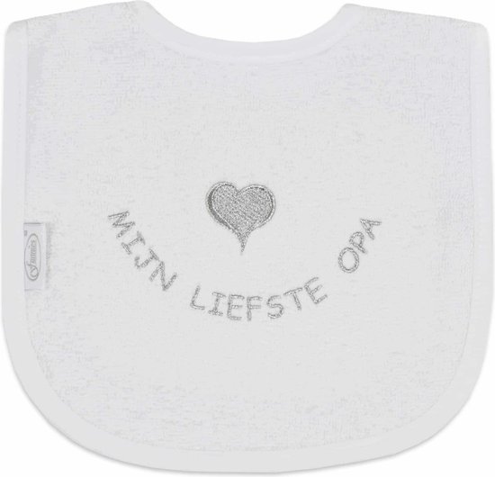 Funnies geborduurd tekst slabbetje: Mijn liefste opa van Funnies