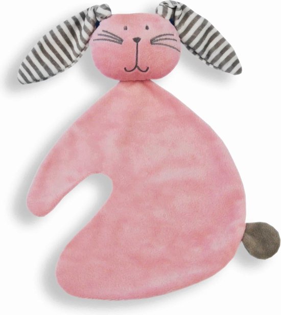 Funnies - Knuffeldoekje Baby - Tutteldoekje - Konijn - Tutdoek - Roze van Funnies