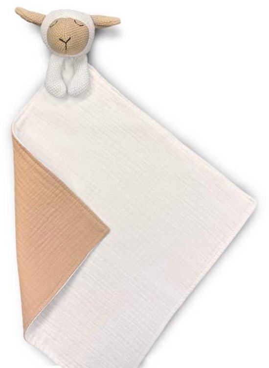 Funnies Knuffeldoekje Luna Knuf - Zachte Knuffeldoekjes, Troostdoekjes, Babydoekjes - Heerlijk Zacht en Comfortabel - Perfect als Troostvriendje of Cadeau voor Baby’s en Peuters - 100% katoen
