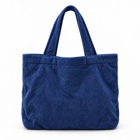 Funnies Luiertas - Velours - Navy - Mom Bag