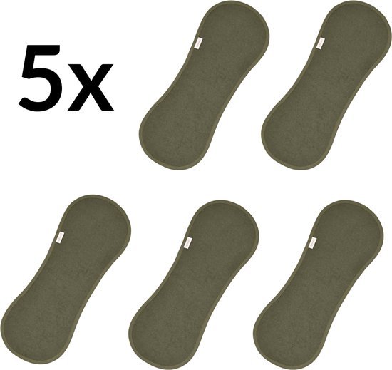 Funnies Schouderdoek - Spuugdoek - 5-pack - Forest - 20x55 cm - Set Van 5 Stuks - Spuugdoekjes - Monddoekjes van Funnies.