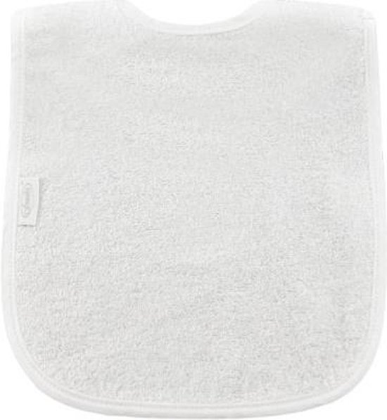 Funnies Slabbetje Junior 40 Cm Katoen Wit van Funnies