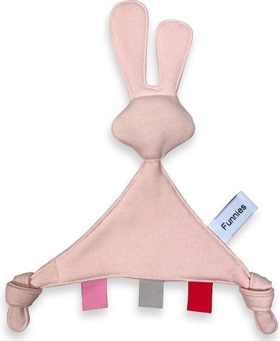 Funnies Speendoekje Junior 28 Cm Katoen Lichtroze van Funnies.