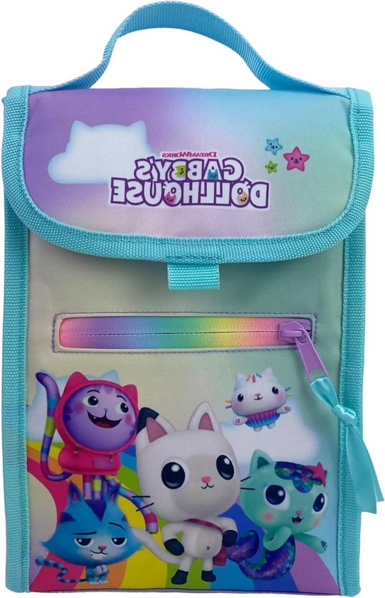 Gabby Lunchtas - Isolatietas Kinderen - Lunch Meenemen - Officieel Product - 17 x 10 x 24 cm - Multicolor