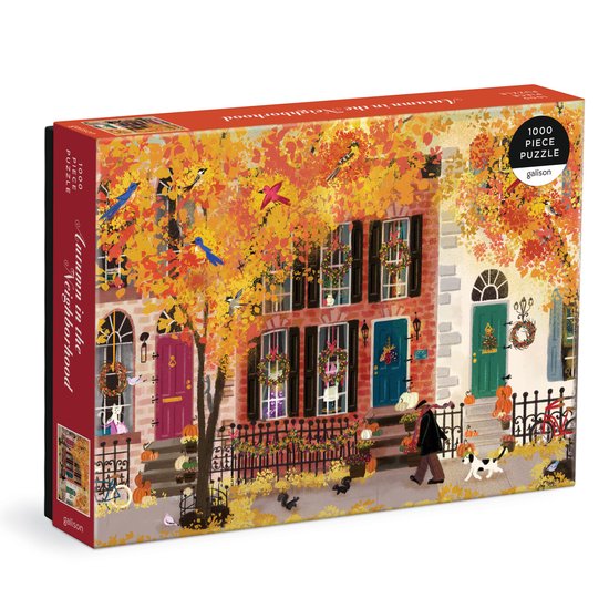Galison Herfst in de Buurt 1000-delige Puzzel