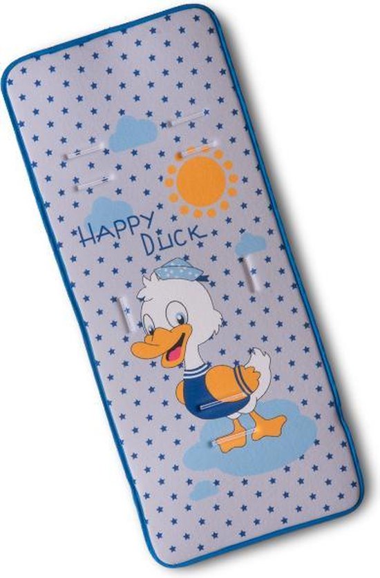 Gamberritos Inlegkussen Kinderwagen Duck 80 X 35 Cm Blauw van Gamberritos