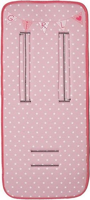Gamberritos Inlegkussen Kinderwagen Girl 80 X 35 Cm Roze van Gamberritos