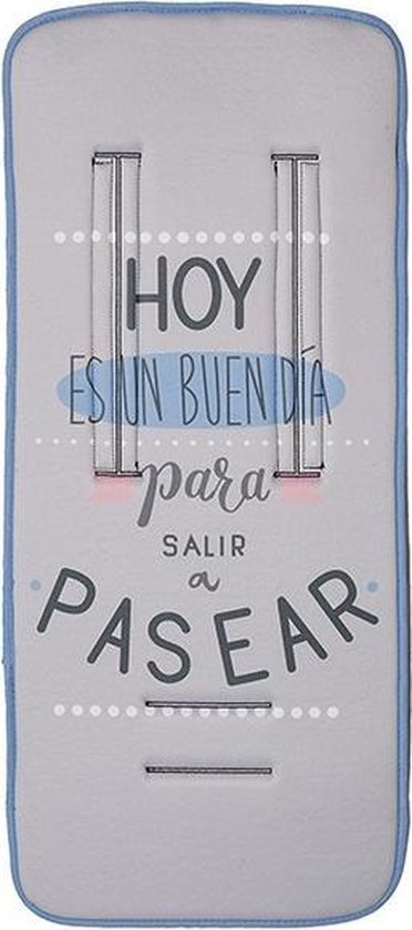 Gamberritos Inlegkussen Kinderwagen Pasear 80 X 35 Cm Grijs van Gamberritos