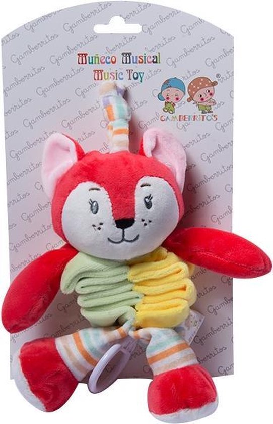 Gamberritos Muzikale Hangende Knuffel Roze van Gamberritos