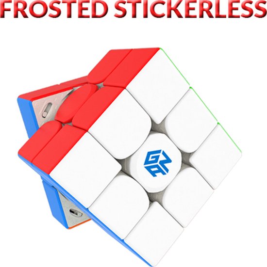 gan 11 m pro 3x3 - FROSTED STICKERLESS van GAN