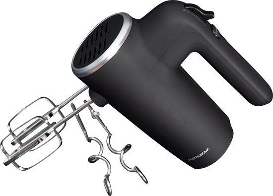 Gastronoma Handmixer - 500W - 6 snelheden en turbofunctie - 18200002 - Zwart van Gastronoma