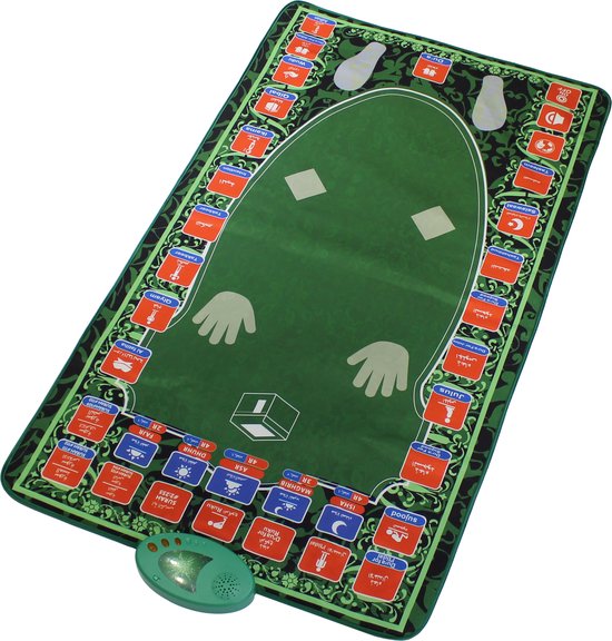 gebedskleed Nederlands" -"Nederlandstalige gebedsmat"- "Gebedskleed met audio-instructies"- "Islamitische gebedsmat met Nederlands"- "Educatief gebedskleed voor moslims" van Merkloos