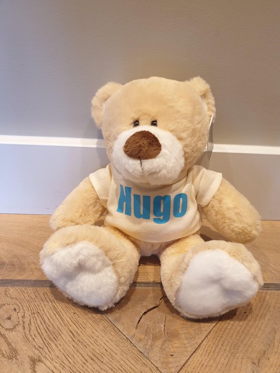 Geboorte cadeau Knuffel beer Boris met naam [30 cm] [Geboorte geschenk] [funnies] [Knuffel met naam] van Funnies.