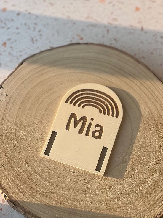 Geboortearmband houder - Gepersonaliseerd - Ziekenhuisband houder - Geboorte - Baby - Herinneringen van Louabelle