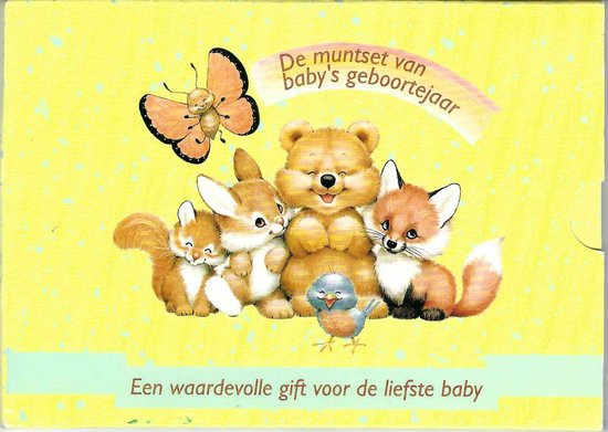 Geboorteset baby 2001 van Merkloos