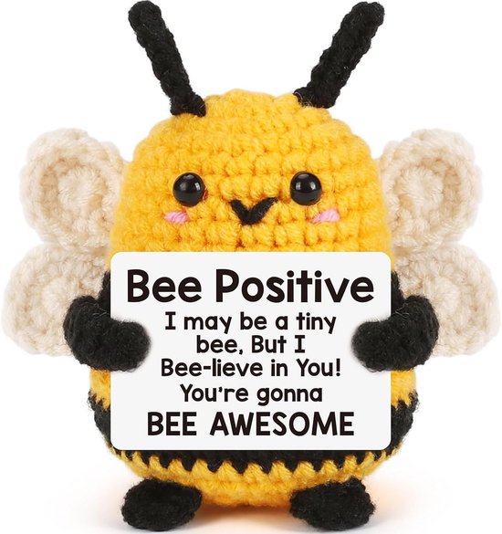 Gehaakte Olifant Knuffeldier – Positief Cadeau voor Beterschap en Ontspanning van Merkloos