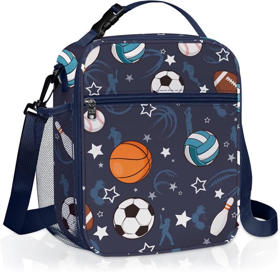 Geïsoleerde Kinder Lunchtas - Grote Thermische Koeltas voor Jongens en Meisjes - School en Picknick