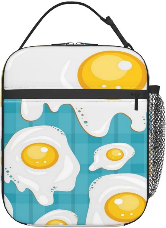 Geïsoleerde Lunchtas - Koeltas Draagtas - Eten Meenemen - Praktisch Ontwerp - Compact Formaat - Roze Ananas