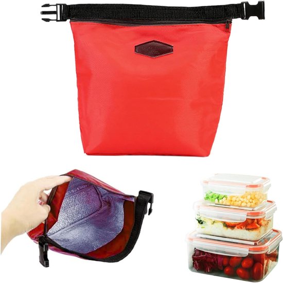Geïsoleerde Lunchtas - Koeltas Thermostas - Voedsel Vers Houden - Lekvrij Waterdicht Ontwerp - 25 x 21 x 75 cm