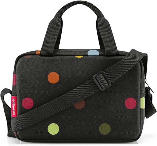 Geïsoleerde Lunchtas - Koeltas To-Go - Eten Meenemen - Met Schouderriem - 445 cm - Veelkleurige Stippen