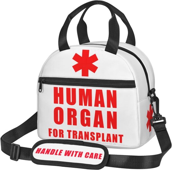 Geïsoleerde Lunchtas met Verstelbare Schouderriem - Warm en Koud Houden - Uniseks Thermische Lunchbox - Polyester - Rood