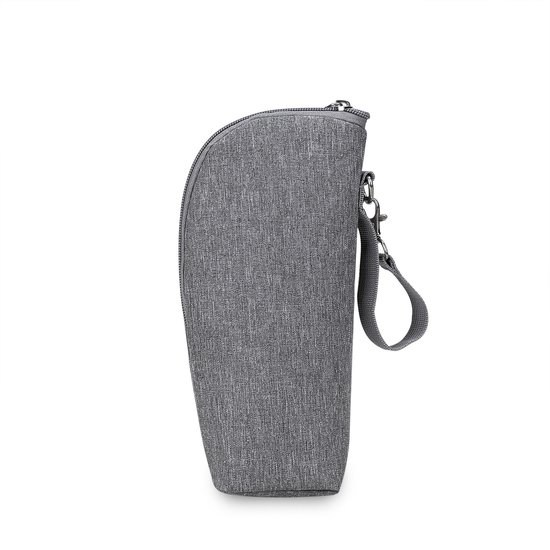 Geïsoleerde tas - Draagbare geïsoleerde tas - Opbergtas - Gemakkelijk schoon te maken - Handig mee te nemen - Geschikt voor rugzakken, kinderwagens, reizen en buitenactiviteiten - Grijs - 22*7*8 cm