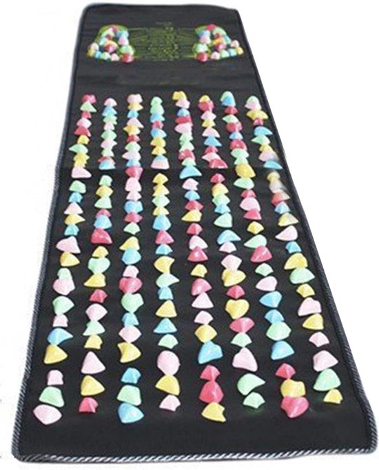 Gekleurde Reflexologie Voetmassage Mat 1.7m x 0.35m - Verbeter Bloedcirculatie en Ontspan van $