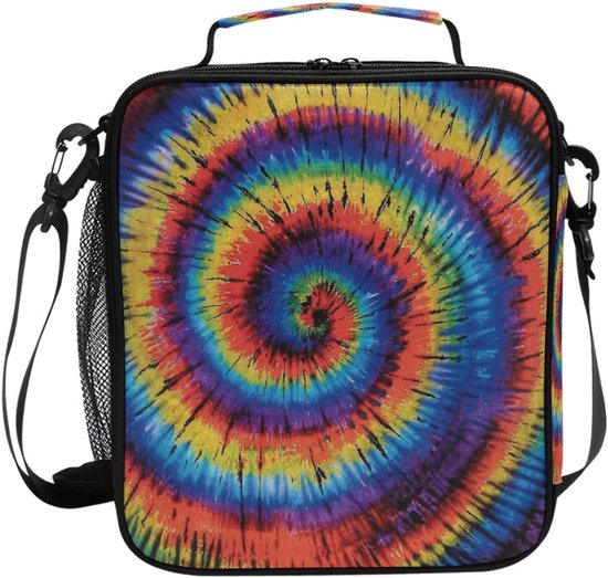 Gekoelde Lunchtas - Isolatie Tas - Maaltijden Meenemen - Waterdichte Voering - 24 cm Hoog - Multikleur