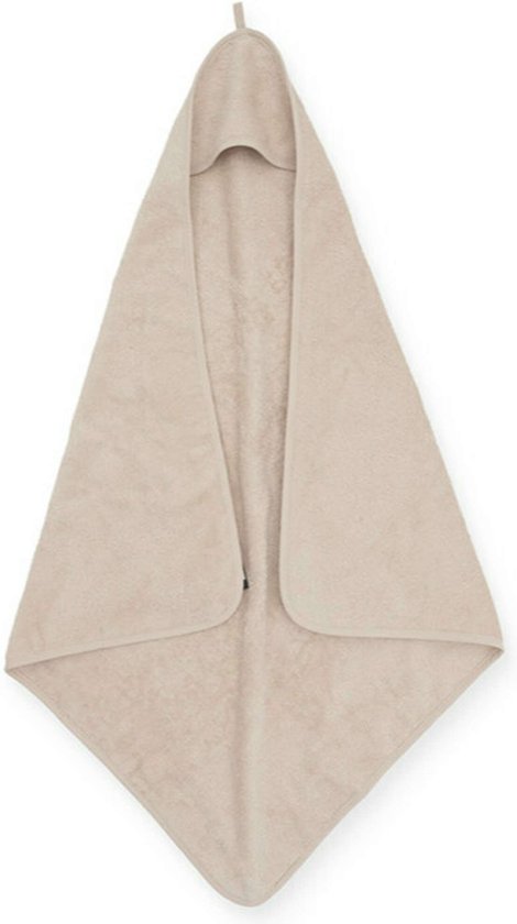 Gepersonaliseerde Jollein Badcape Badstof 100x100cm - Nougat - met naam - gepersonaliseerd - kraamcadeau - geboorte baby van Merkloos