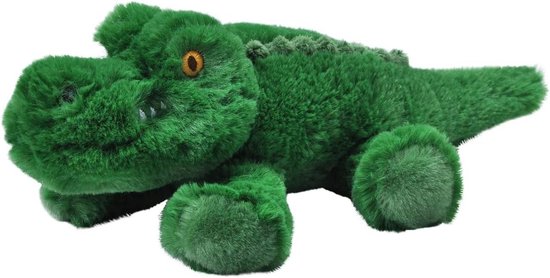 Gerecycled Pluche Dier Krokodil Knuffel Zacht Speelgoed