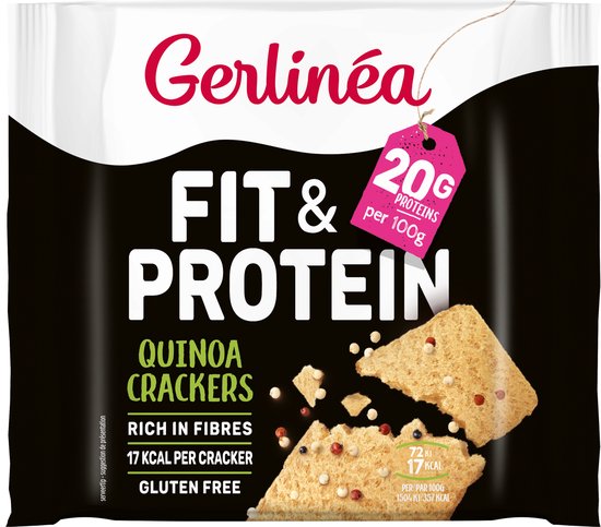 Gerlinéa Fit & Protein Quinoa Crackers 100GR van Gerlinéa
