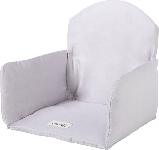 Geuther Filou - Stoelverkleiner - Grijs - OekoTex - zitverkleiner geschikt voor Filou kinderstoel - Stoelkussen - Stoelverkleiner voor kinderstoel van Geuther