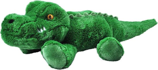 Gevuld Diertje Krokodil Knuffel van Gerecyclede Materialen Duurzaam Speelgoed