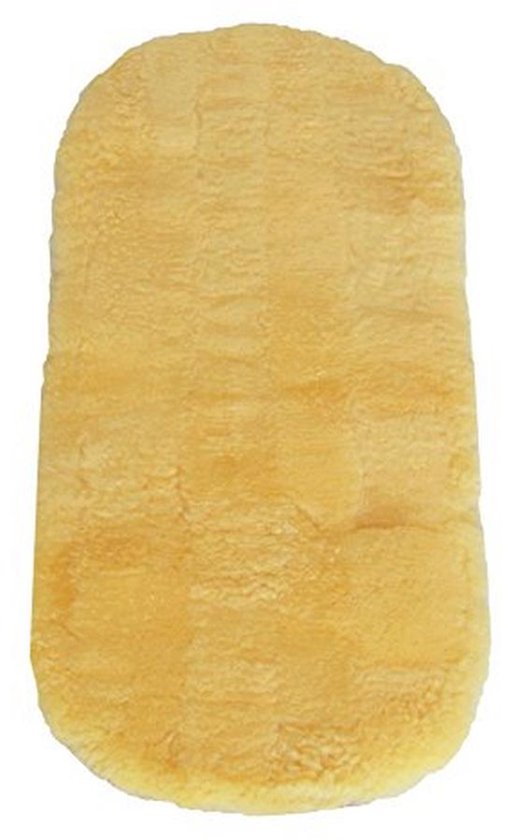 Gezellige Lamsvel Baby-inleg voor Kinderwagen, Buggy en Babybed - 100% Merino Schapenwol, 73x33cm van Merkloos