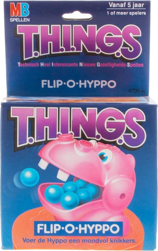 gezelschapsspel THINGS flip-o-hyppo - MB van MB