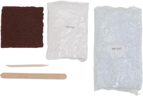 Gietpoederset - Handafdruk Aandenken - Familie Herinnering Maken - Organische Materialen - 13 x 11 x 4 cm