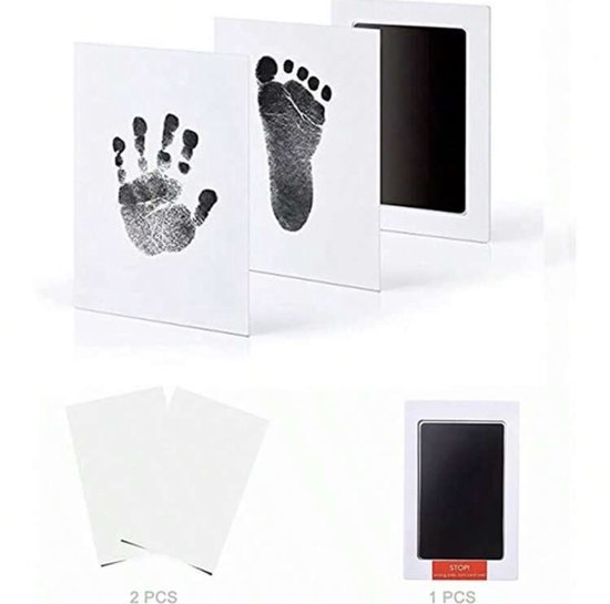 Gift Set - hand afdruk baby-hond cadeau gedenk set